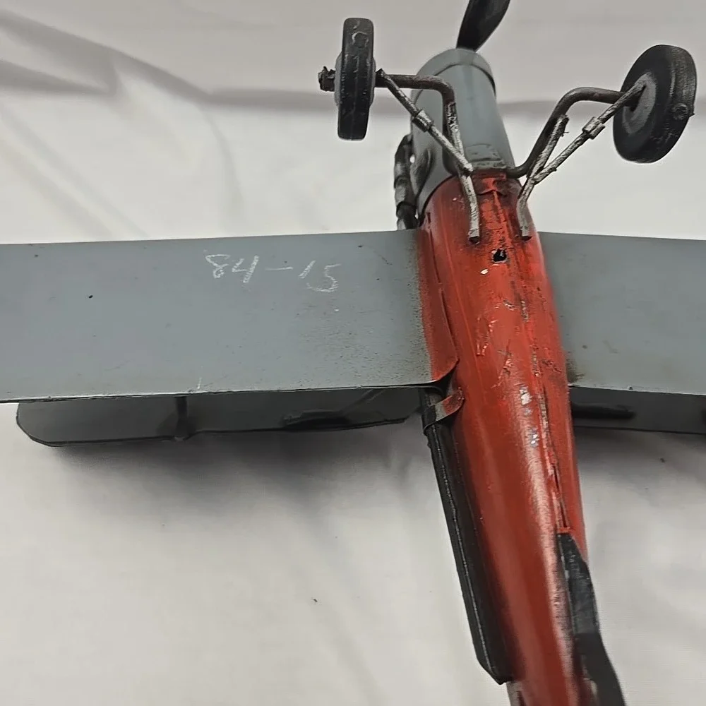 Biplane‎ Gray And Red 12